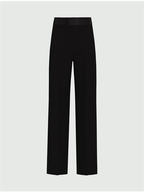 Pantalone stretch con dettaglio in raso EMME MARELLA | CARAVAN2392/008